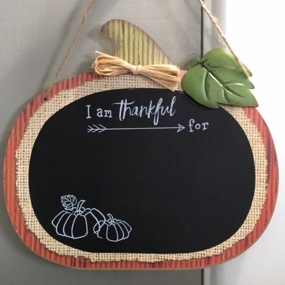 Chalkboard Thanksgiving thankful sign - Picture 1 of 2